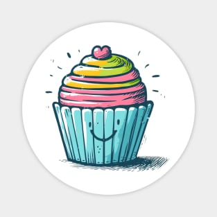 Happy little cupcake Magnet